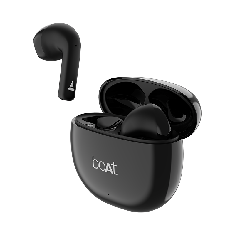Boat Airdopes Atom 81 Truly Wireless in Ear True Wireless Earbuds W/Upto 50H Playtime, Quad Mics Enx Tech, 13MM Drivers, Super Low Latency(50Ms), ASAP Charge, BT V5.3 (Opal Black)