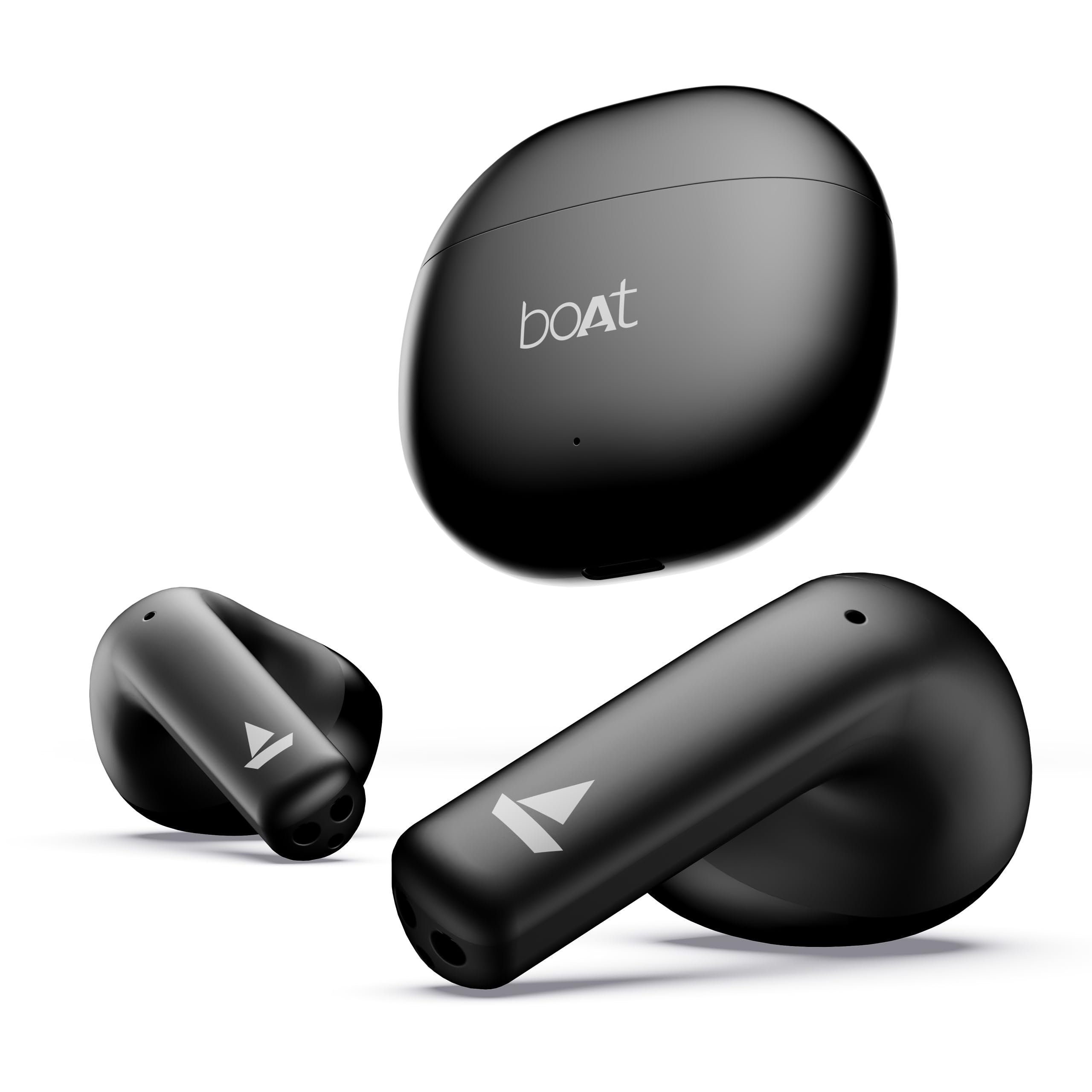 Boat Airdopes Atom 81 Truly Wireless in Ear True Wireless Earbuds W/Upto 50H Playtime, Quad Mics Enx Tech, 13MM Drivers, Super Low Latency(50Ms), ASAP Charge, BT V5.3 (Opal Black)